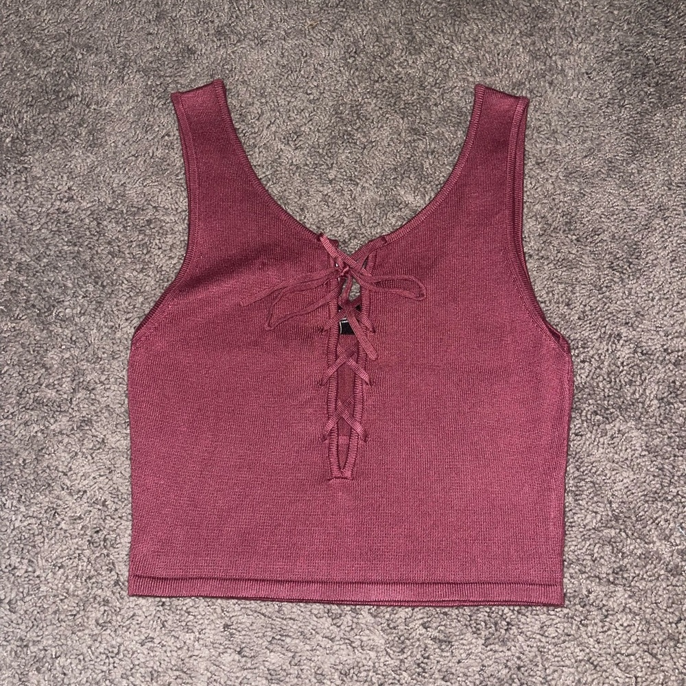 Lace up top